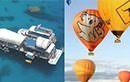 Great Barrier Reef and Hot Air Ballooning 1 Day Package from Cairns