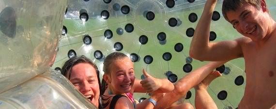 Zorbing on the Gold Coast